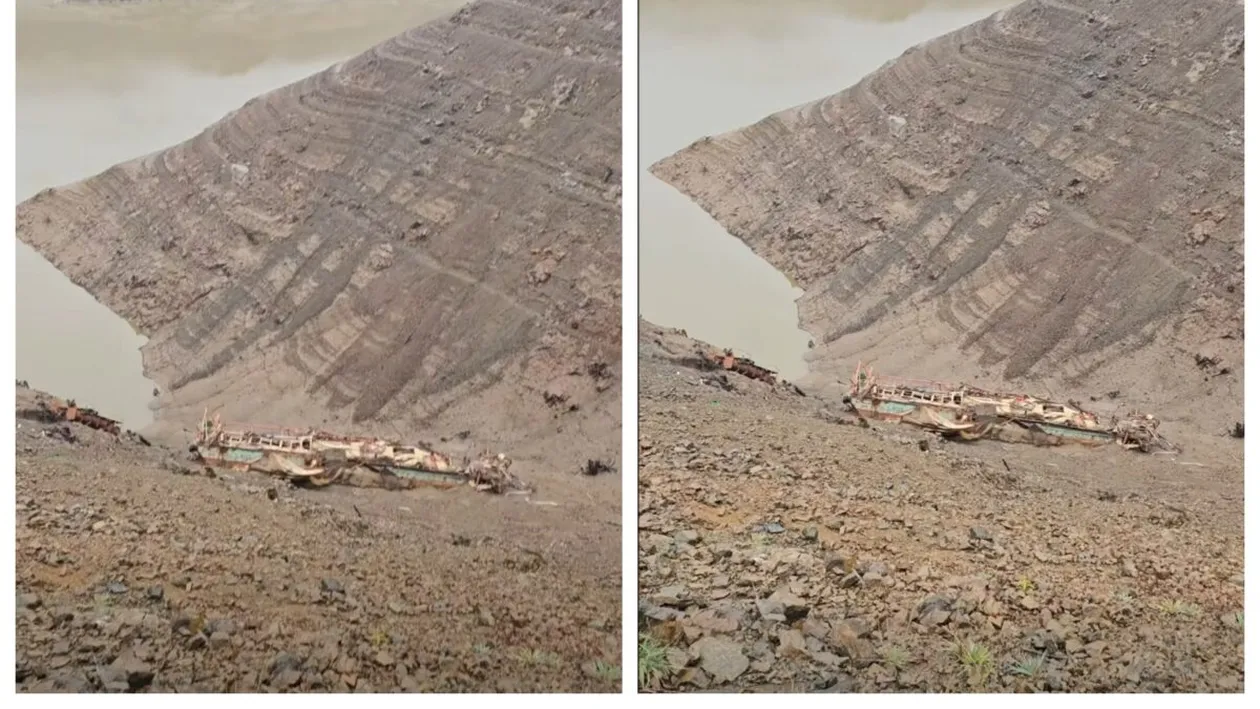 Descoperire uimitoare pe fundul Lacului Vidraru. O barcă a fost găsită după zeci de ani