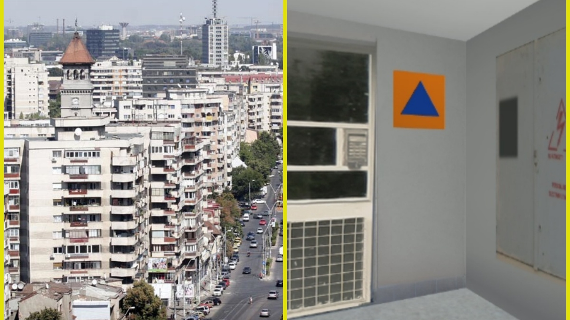 Semnul de pe sute de blocuri din București reprezintă o informație importantă. Locuitorii Capitalei trebuie să știe ce înseamnă