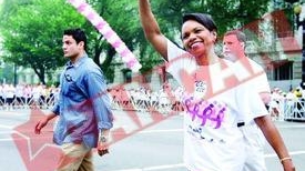 Condoleezza Rice, la maraton