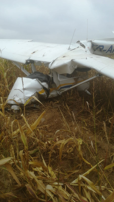 Aeronava a fost distrusă în urma impactului