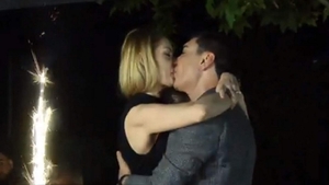 Primele imagini de la petrecerea dată în ziua eliberării lui Cristi Borcea. El și Valentina Pelinel au stat tot timpul îmbrățișați