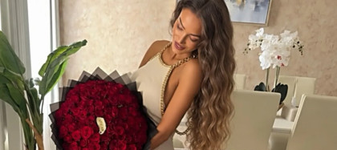 FOTO. 1.100 de trandafiri pentru fosta iubită a lui Adrian Cristea! Bianca Drăgușanu a surprins pe toată lumea cu reacția ei