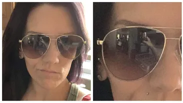 Detaliul înfiorător dintr-un selfie făcut de o femeie: ”M-am speriat îngrozitor de tare”