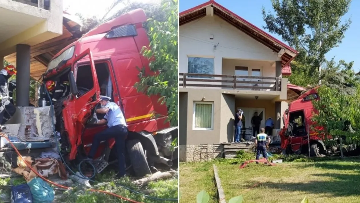 VIDEO. Tragedie în Iași! O fetiță de trei ani a fost ucisă de TIR în timp ce se juca în curte. Șoferul a murit pe loc