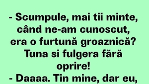 BANC | Furtună cu fulgere și tunete