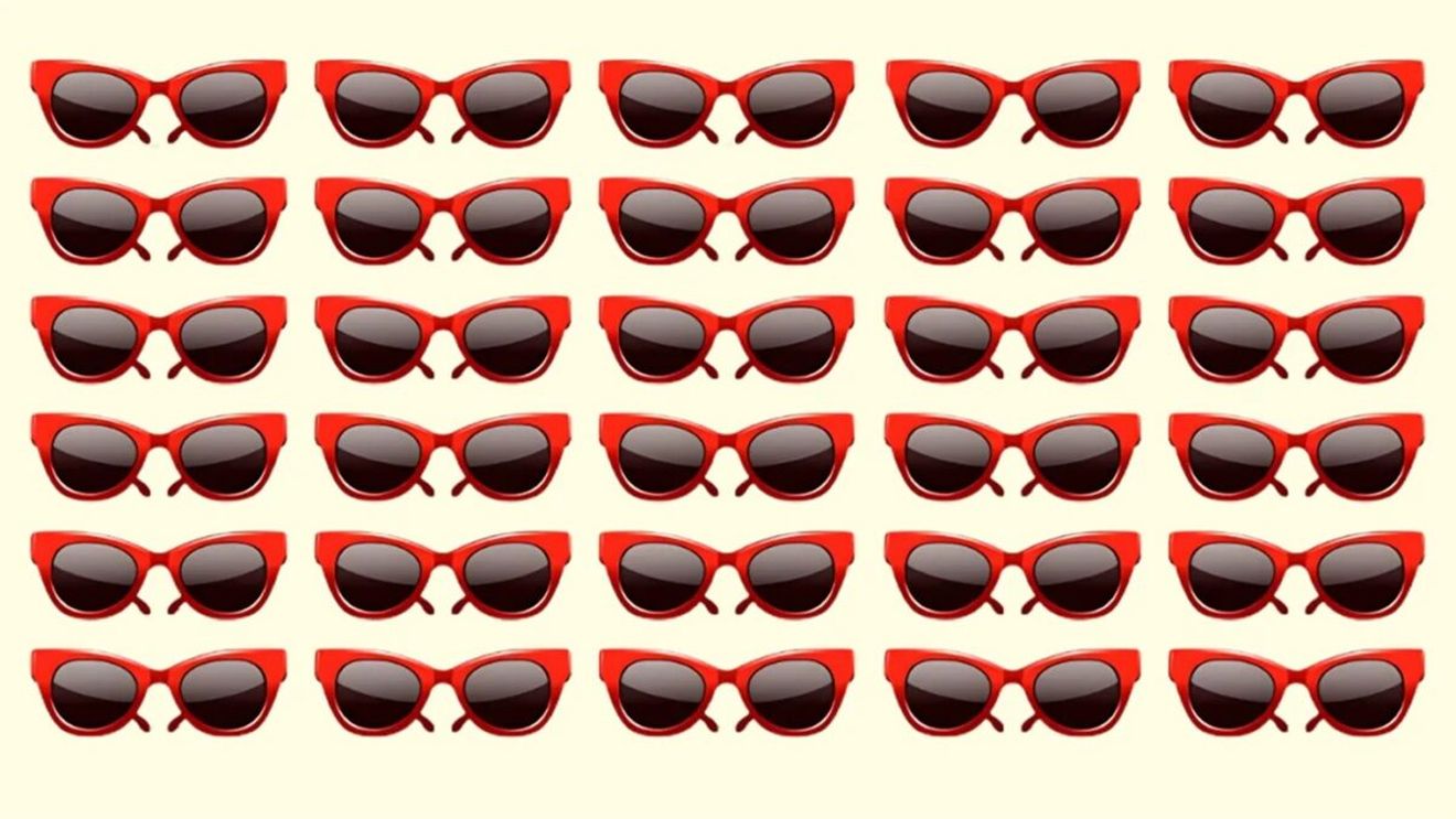 Test de inteligență | O singură pereche de ochelari de soare este diferită de celelalte 29. O puteți găsi?
