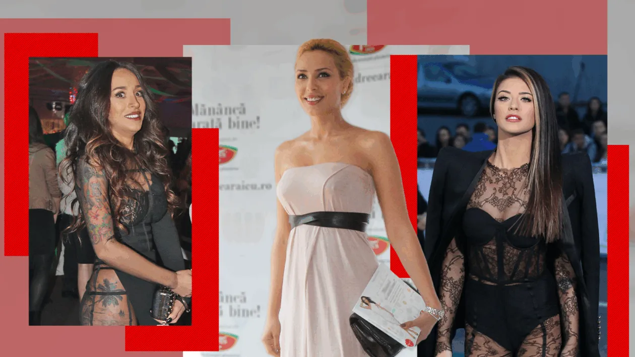 TOP 40 de vedete care au scăpat situația de sub control. Antonia, Iulia Vântur și Ruby au arătat mai mult decât trebuia în public