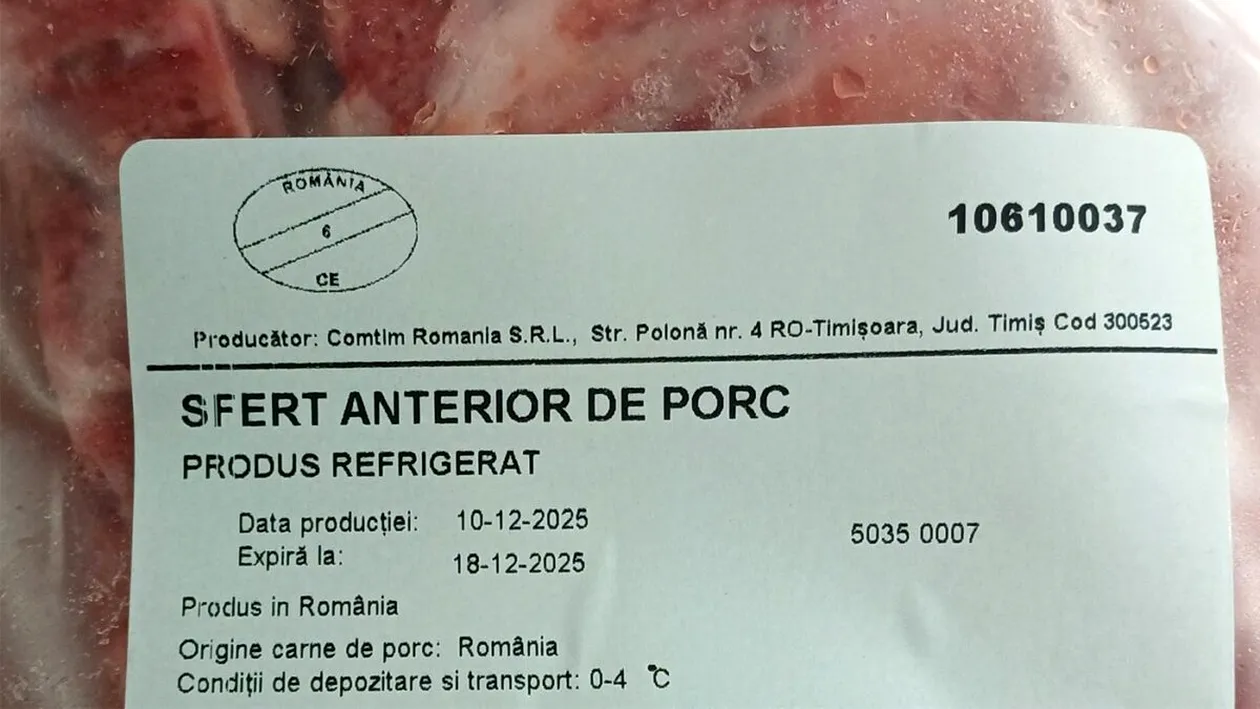 Cu cât a ajuns să se vândă un sfert de porc în Carrefour, cu o săptămână înainte de Crăciun. Lumea a crezut că este o eroare