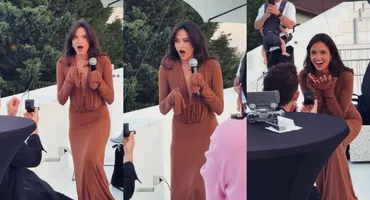 Cum a reacționat Oana Zara când a fost cerută în căsătorie. Imaginile s-au viralizat