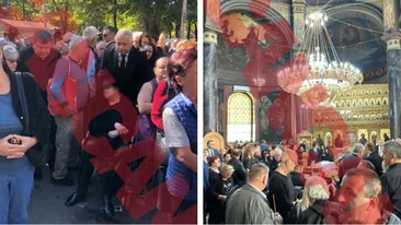 Distrusă de durere, soţia lui Alexandru Arşinel a avut nevoie de sprijinul familiei în timpul slujbei. Detalii tulburătoare