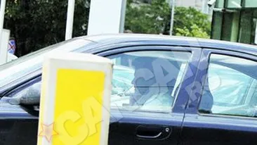 Andreea Raicu s-a jucat de-a prinselea in trafic cu Tudor Chirila! Cursa nebuna prin Bucuresti!