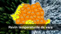 AccuWeather a afișat prognoza. Când revin temperaturile de 30-33 de grade