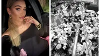 Cum arată mormântul Jasminei, tânăra care a murit în accidentul din București. Ce au făcut prietenii pentru ea