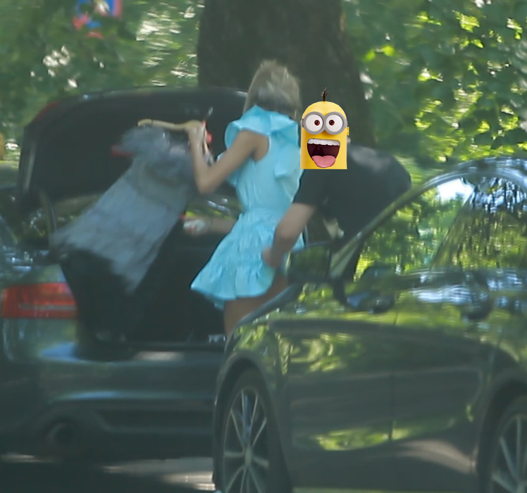 ”Minionul” i-a ridicat  fustița în parc sexoasei asistente