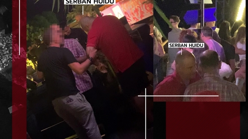 Șerban Huidu a ”poștit” o bere cu un ”pleșuv”! S-a clătinat serios și s-au retras spre cameră să…