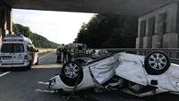 Familie de români, accident teribil în Austria. Tatăl a două fetițe a murit pe loc!