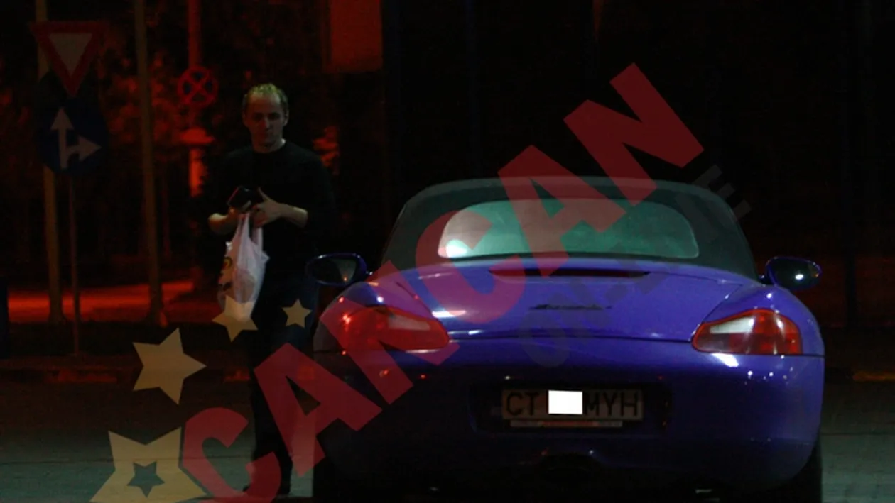 Traistariu strabate Bucurestiul cu un Porsche mov