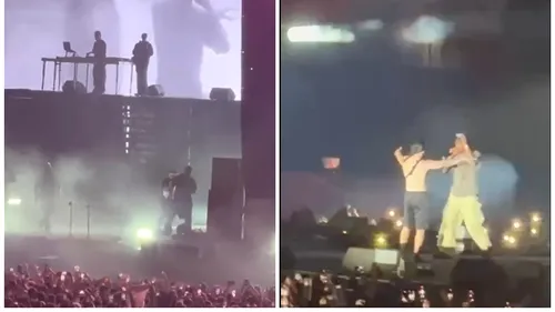 Un român și-a făcut de cap pe scenă la Travis Scott, în timpul show-ului de la Beach, Please! Cum a reacționat trapperul american