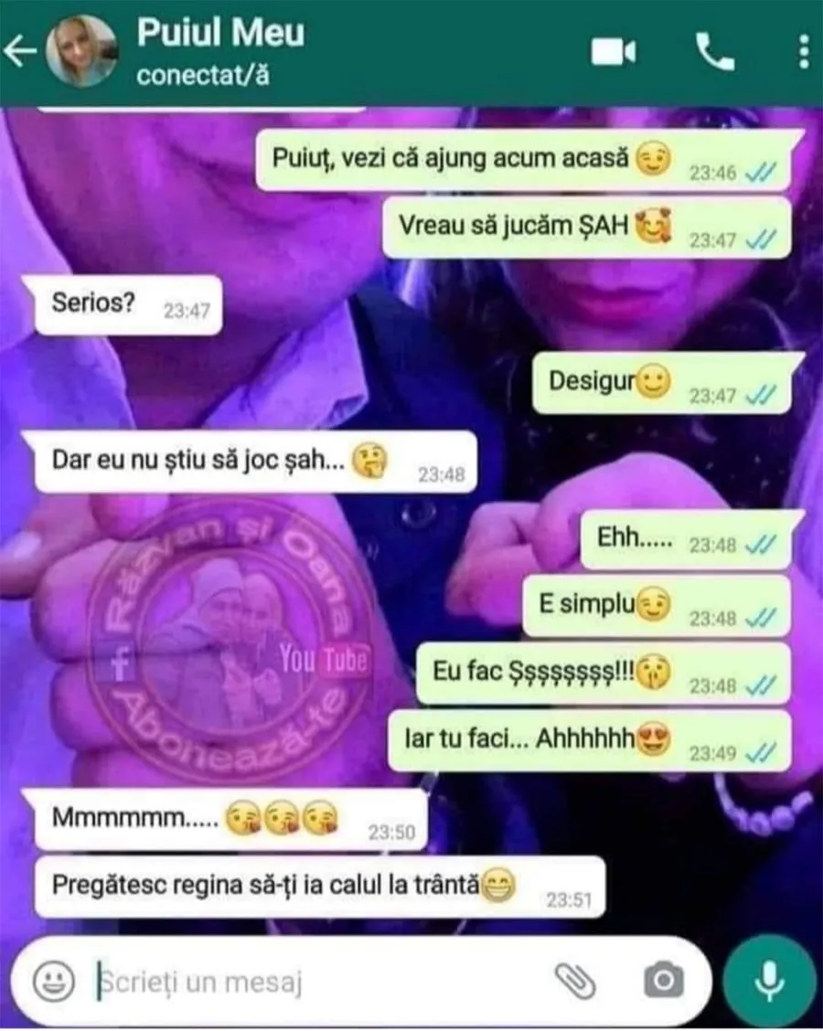 Bancul sfârșitului de săptămână | "Puiuț, vreau să jucăm șah"