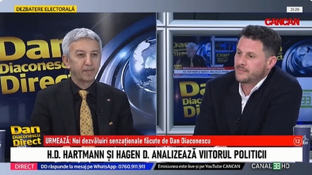 Cu cine votează Diaspora la alegerile prezidențiale? Hagen D, dezvăluiri la Dan Diaconescu Direct