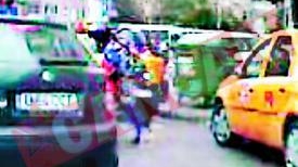 A cazut cu motocicleta primita cadou!