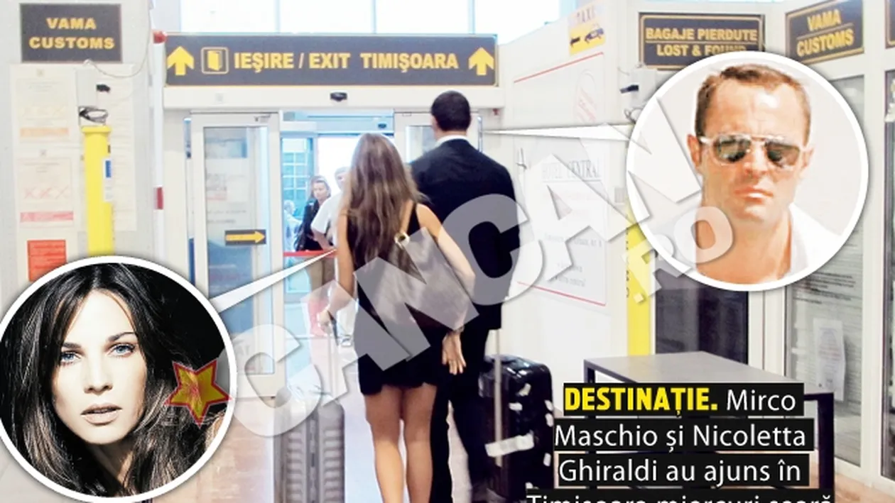 Mirco umbla cu low-cost, dar isi rezerva loc. Afaceristul isi plimba iubita fotomodel alaturi de muncitori