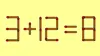 Test IQ cu chibrituri | Mutați un singur băț, pentru a corecta 3 + 12 = 8