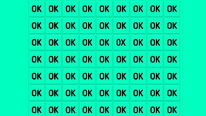 Test de perspicacitate | Găsiți singurul "OK" care nu este ok!