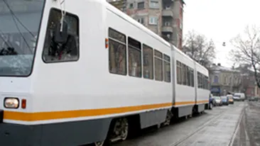 Circulatia pe linia tramvaiului 41 este blocata!