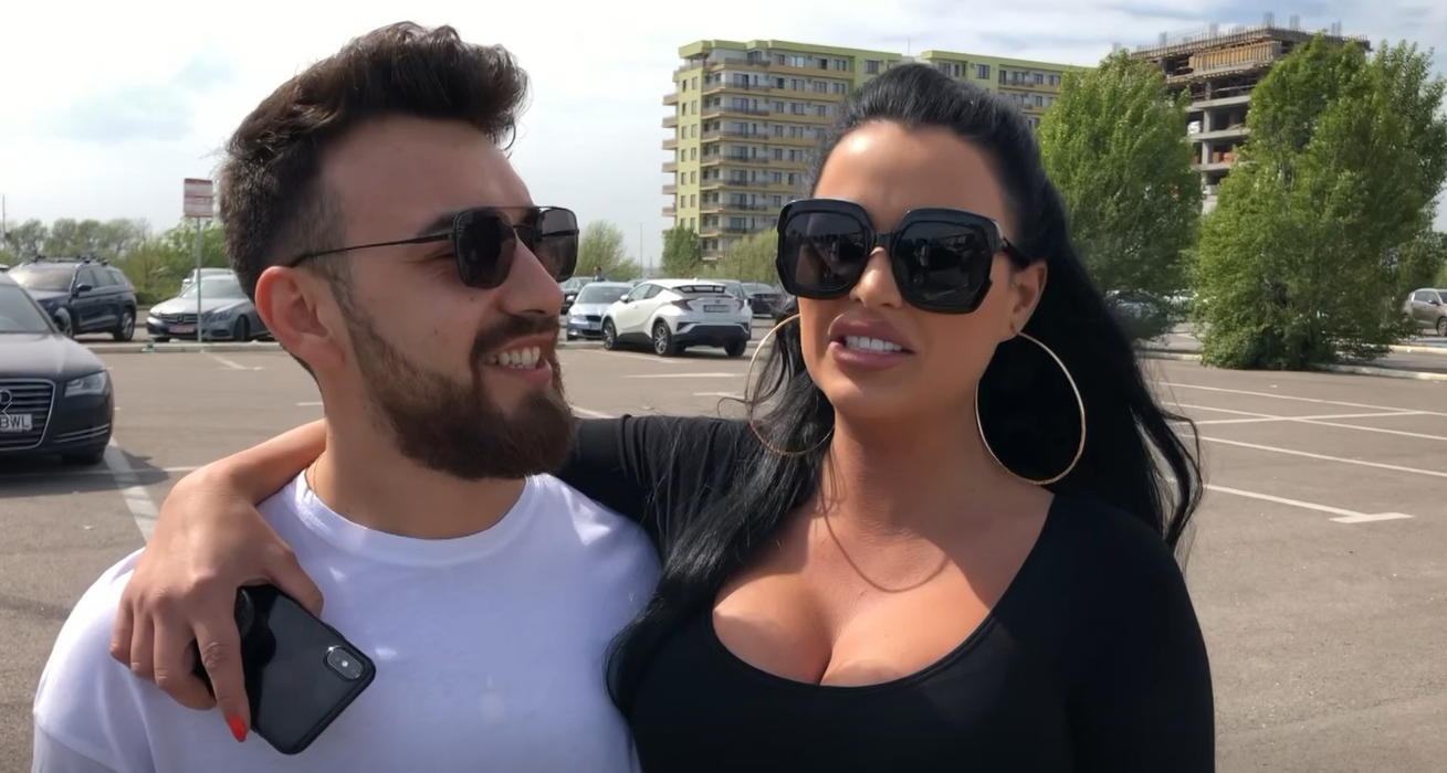 Daniela, alături de vărul ei, Franco (Foto: CANCAN.RO)
