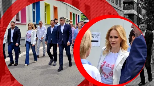 Apariție de senzație la vot a Gabrielei Firea, alături de Ciolacu! Mesajul de pe tricou a scos-o în evidență!