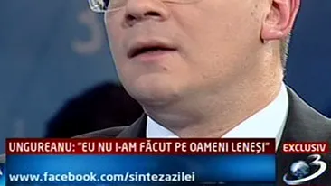 Prim-ministrul Ungureanu, despre planurile de viitor: Ma pot gandi mai departe, pot lua in calcul si prezidentialele, dar esential este cum performeaza guvernul condus de mine!