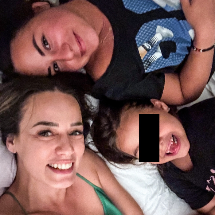Andreea Raicu, alături de Măriuca și de fiica acesteia/ Sursa foto: Instagram