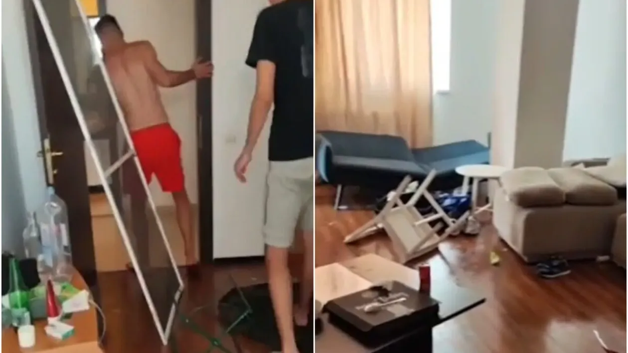 Mai mulți tineri au devastat un apartament închiriat în stațiunea Mamaia. Proprietarul a rămas șocat de cum arată