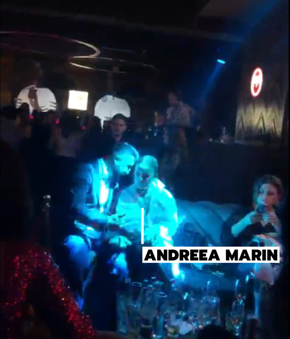 Andreea Marin a petrecut noaptea de Revelion într-un club din Brașov