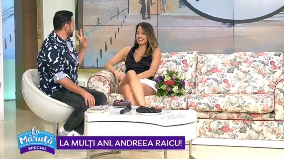 Andreea Raicu s-a despărțit de iubit înainte de ziua ei. Cătălin Măruță a dat-o de gol în direct la TV