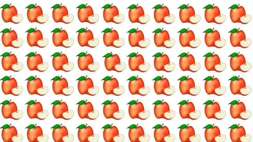 Test de perspicacitate | Care măr este diferit de toate celelalte?