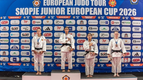 Dublă performanță pentru România la Skopje! Aur și argint la Cupa Europeană de Judo