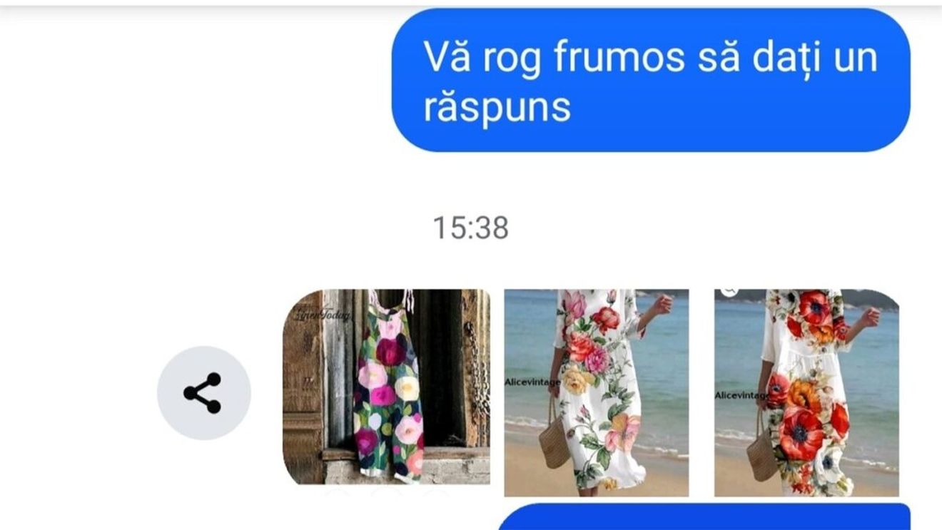 Irina din Cluj-Napoca a comandat 3 rochii de pe un site de îmbrăcăminte. Ireal ce a primit, de fapt