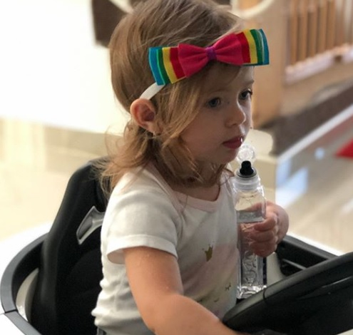 Cum a surprins-o Gabriela Cristea pe fetița ei, Victoria. A fotografiat-o imediat