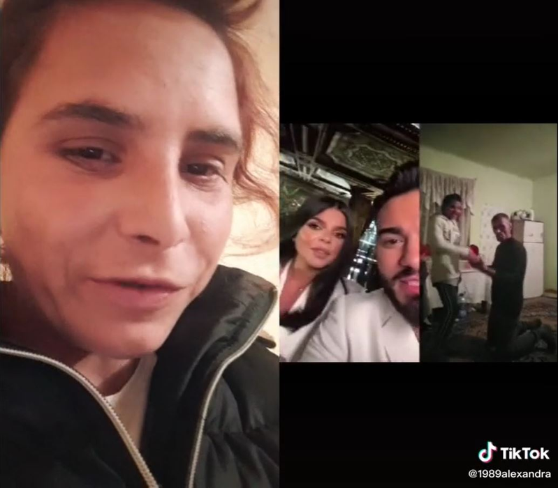 Alexandra Bodi a distribuit pe contul ei de TikTok videoclipul în care Jador afirmă că soțul ei și-a făcut deja altă iubită © TikTok