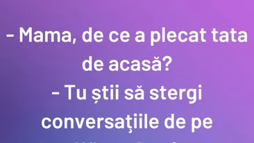 BANCUL DE LUNI | Mama, de ce a plecat tata de acasă?