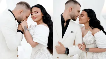 Oana Radu și Șerban Balaban s-au căsătorit! Primele imagini cu artista în rochie de mireasă