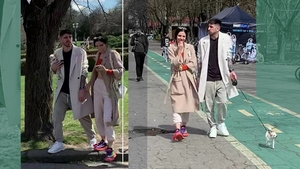 Cum au apărut Bogdan Olaru și sexy-bruneta lui în Herăstrău. Fostul soț al Ramonei de la ”Neatza cu Răzvan și Dani” duce relația la un alt nivel