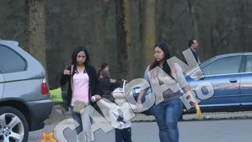 Alina Borcea si-a sters lacrimile dupa arestarea sotului si a trecut la treaba... pe santier!