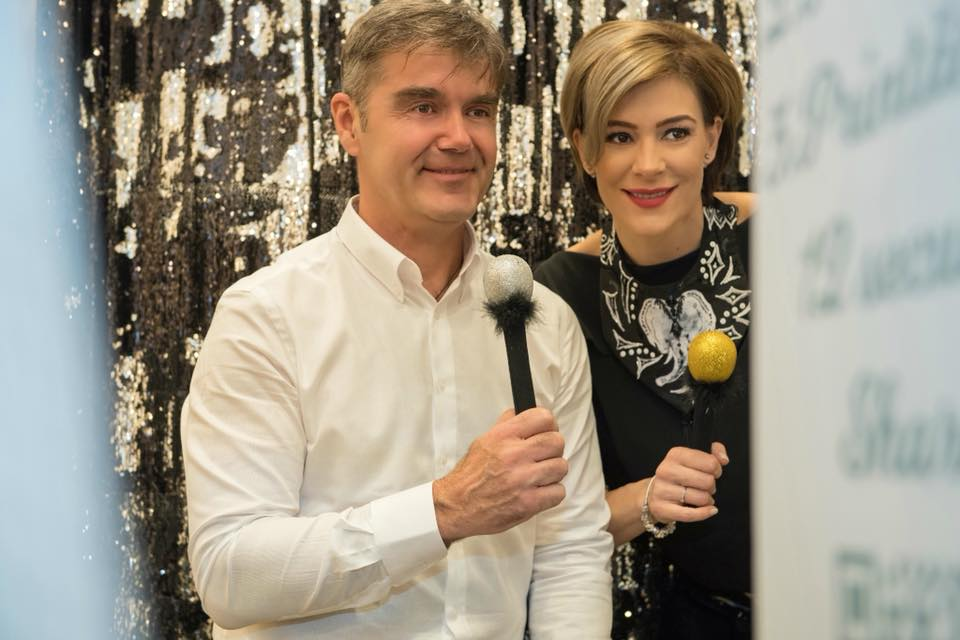 Roxana Ciuhulescu, alături de actualul ei soț