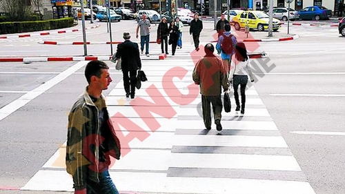 A accidentat un barbat pe trecerea de pietoni