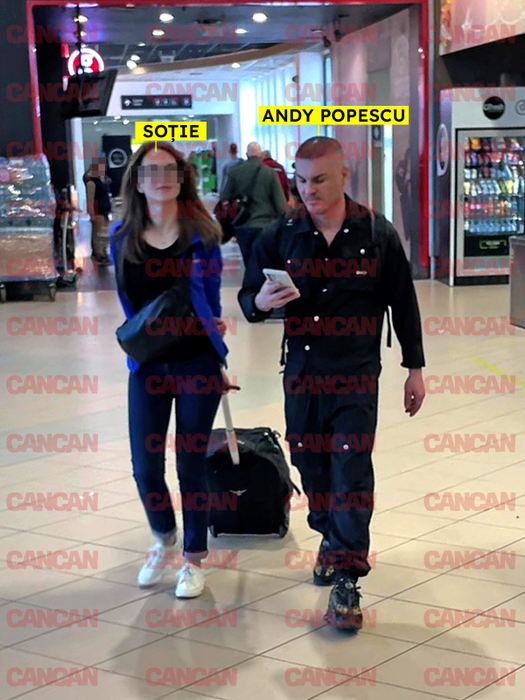 Andy Popescu și soția au plecat împreună în vacanță.