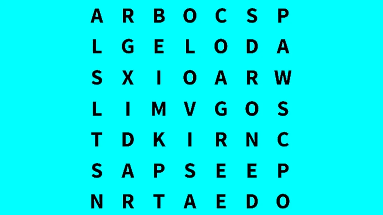 Test de inteligență | Identificați cuvântul cobra în acest puzzle!