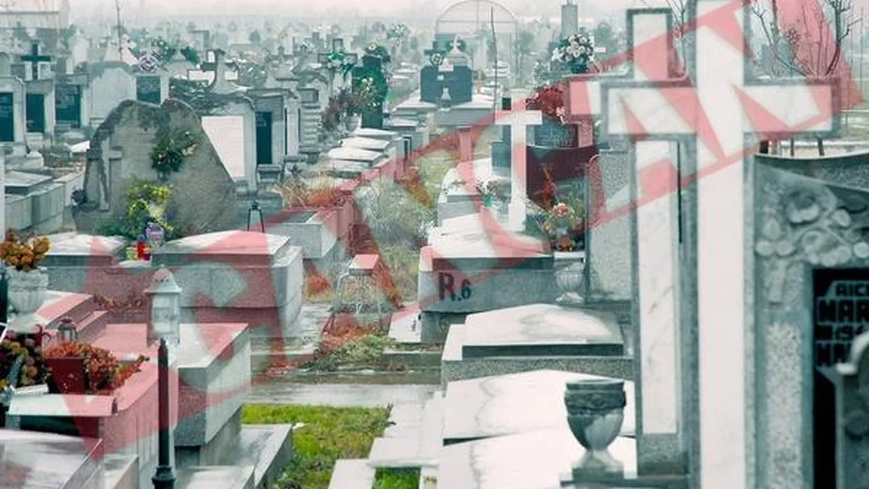 Scandal la cimitir